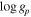 $\mathrm{log}{g}_{p}$