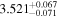 ${3.521}_{-0.071}^{+0.067}$