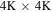 $4{\rm{K}}\times 4{\rm{K}}$