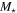 ${M}_{\star }$