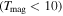 $({T}_{\mathrm{mag}}\lt 10)$