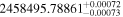 ${2458495.78861}_{-0.00073}^{+0.00072}$