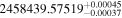 ${2458439.57519}_{-0.00037}^{+0.00045}$