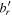 ${b}_{r}^{{\prime} }$
