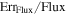 ${\mathrm{Err}}_{\mathrm{Flux}}/\mathrm{Flux}$