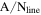 ${\rm{A}}/{{\rm{N}}}_{\mathrm{line}}$