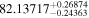 ${82.13717}_{-0.24363}^{+0.26874}$