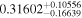 ${0.31602}_{-0.16639}^{+0.10556}$