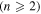$\left(n\geqslant 2\right)$