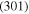 $\left(301\right)$