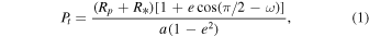 Equation (1)