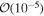 ${ \mathcal O }({10}^{-5})$