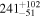 ${241}_{-51}^{+102}$