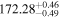 ${172.28}_{-0.49}^{+0.46}$