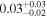 ${0.03}_{-0.02}^{+0.03}$