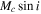 ${M}_{c}\sin i$