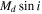 ${M}_{d}\sin i$