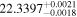 ${22.3397}_{-0.0018}^{+0.0021}$