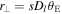 ${r}_{\perp }={{sD}}_{l}{\theta }_{{\rm{E}}}$