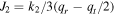 ${J}_{2}={k}_{2}/3({q}_{r}-{q}_{t}/2)$