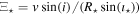 ${{\rm{\Xi }}}_{\star }=v\sin (i)/({R}_{\star }\sin ({\imath }_{\star }))$