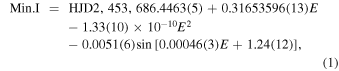 Equation (1)