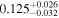 ${0.125}_{-0.032}^{+0.026}$