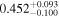 ${0.452}_{-0.100}^{+0.093}$
