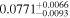 ${0.0771}_{-0.0093}^{+0.0066}$