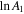 $\mathrm{ln}{A}_{1}$