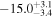 $-{15.0}_{-3.4}^{+3.1}$