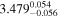 ${3.479}_{-0.056}^{0.054}$