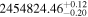 ${2454824.46}_{-0.20}^{+0.12}$