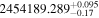 ${2454189.289}_{-0.17}^{+0.095}$