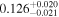 ${0.126}_{-0.021}^{+0.020}$