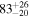 ${83}_{-20}^{+26}$