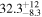 ${32.3}_{-8.3}^{+12}$