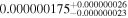 ${0.000000175}_{-0.000000023}^{+0.000000026}$