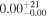 ${0.00}_{-0.00}^{+21}$
