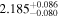 ${2.185}_{-0.080}^{+0.086}$
