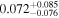 ${0.072}_{-0.076}^{+0.085}$