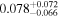 ${0.078}_{-0.066}^{+0.072}$