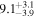 ${9.1}_{-3.9}^{+3.1}$