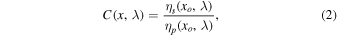 Equation (2)