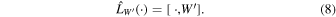 Equation (8)