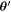 ${\boldsymbol{\theta }}^{\prime} $