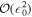 ${ \mathcal O }({\epsilon }_{0}^{2})$