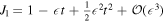 ${J}_{1}=1-\epsilon t+\tfrac{1}{2}{\epsilon }^{2}{t}^{2}+{ \mathcal O }({\epsilon }^{3})$