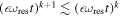 ${\left(\epsilon {\omega }_{\mathrm{res}}t\right)}^{k+1}\lesssim {\left(\epsilon {\omega }_{\mathrm{res}}t\right)}^{k}$