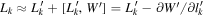 ${L}_{k}\approx {L}_{k}^{{\prime} }+[{L}_{k}^{{\prime} },W^{\prime} ]={L}_{k}^{{\prime} }-\partial W^{\prime} /\partial {l}_{k}^{{\prime} }$